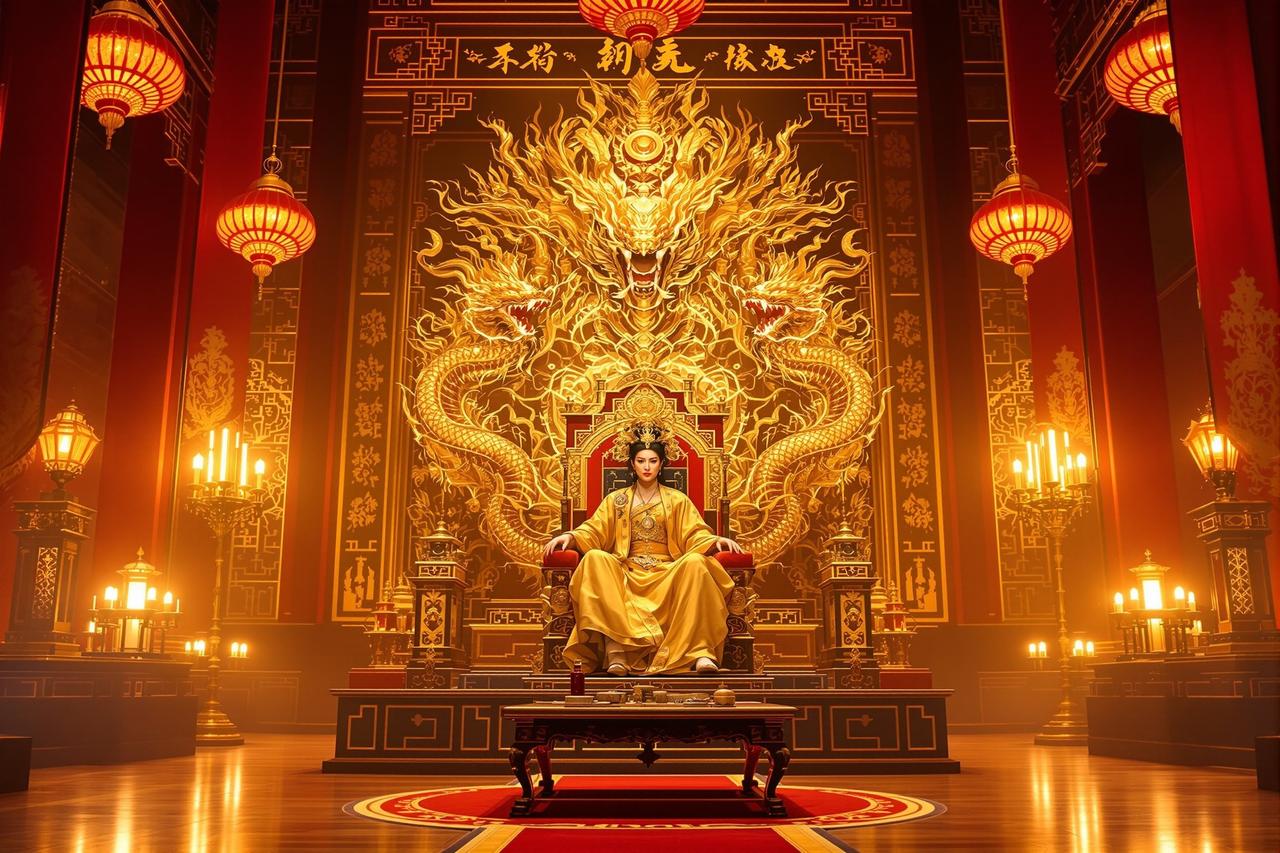 四海影院出品古装权谋剧《锦绣未央》华丽海报